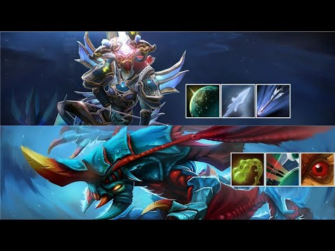 #3 Dota 2 Ability Draft - Weaver (can 1 hit) vs. Medusa (Drow build)