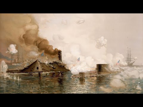 First Battle of Ironclads - Hampton Roads