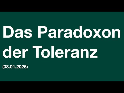 The Paradox of Tolerance