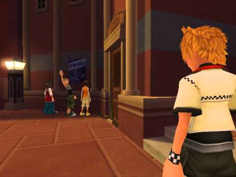 Kingdom Hearts II, English cutscene: 18 - A Promise with Hayner - HD 720p