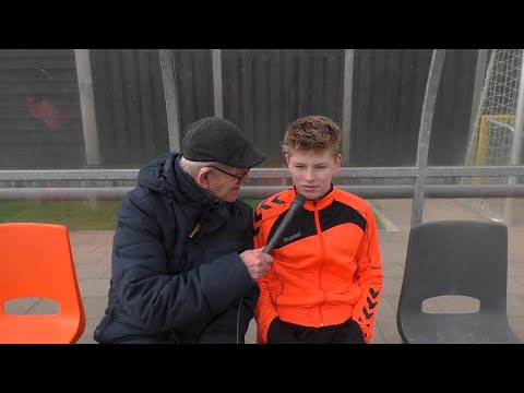 Interview en aftrap pupi; van de week Bauke Molenaar bij de derby HSSC '61 SC Everstein