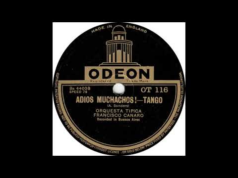 Orquesta Tipica Francisco Canaro - Adios Muchachos(1929)