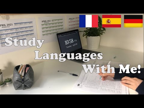 Languages Study With Me! | Trying to be a polyglot