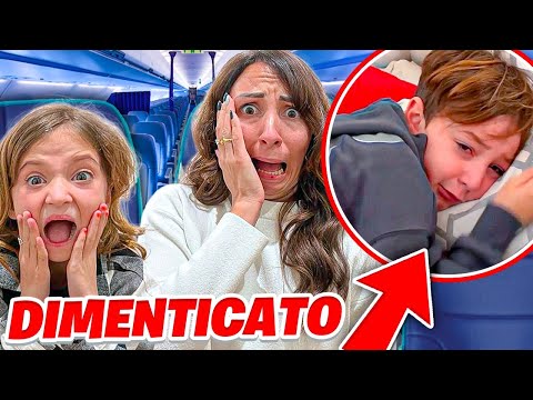 MAMMAGIULIA DIMENTICA FIGLIODIEGO A CASA DA SOLO PRIMA DI PARTIRE PER LE VACANZE CON FIGLIACHIARA!