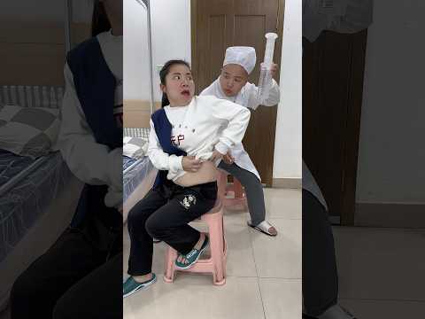 What can the doctor do when he met such a patient? funny video...#shorts #funny #trending