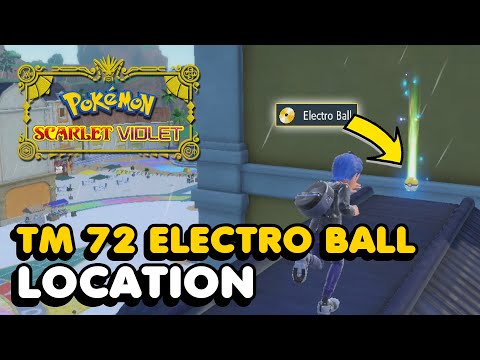 Pokemon Scarlet & Violet - TM 72 Electro Ball Location