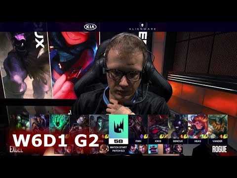 Excel Esports vs Rogue | Week 6 Day 1 of S9 LEC Spring 2019 | XL vs RGE W6D1