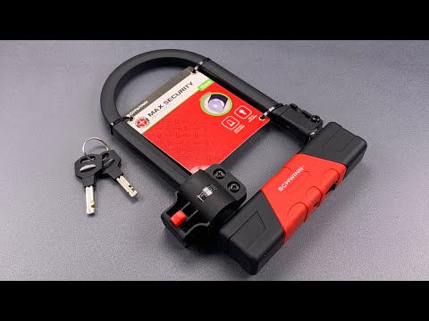 [950] Schwinn "Max Security "自行車U型鎖被選中 ([950] Schwinn “Max Security” Bicycle U-Lock Picked)