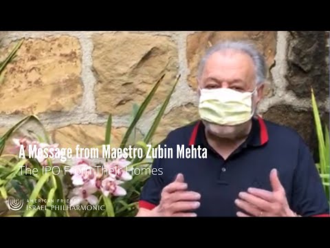 Behind the Mask: Zubin Mehta - IPO From Their Homes - Israel Philharmonic Orchestra