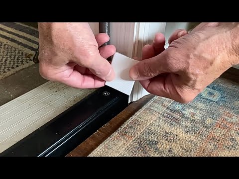 How To Install Corner Door Frame Seals For Gaps To Keep Out Air & Bugs