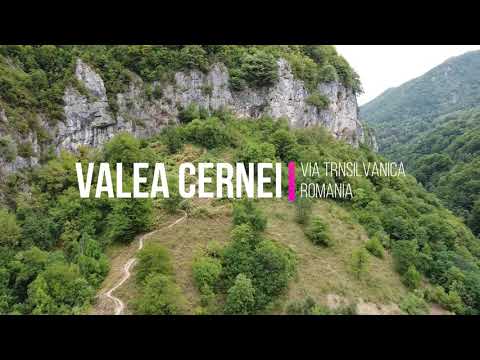 VALEA CERNEI, VIA TRANSILVANICA, INELET, ROMANIA - DJI MAVIC MINI AERIAL FOOTAGE