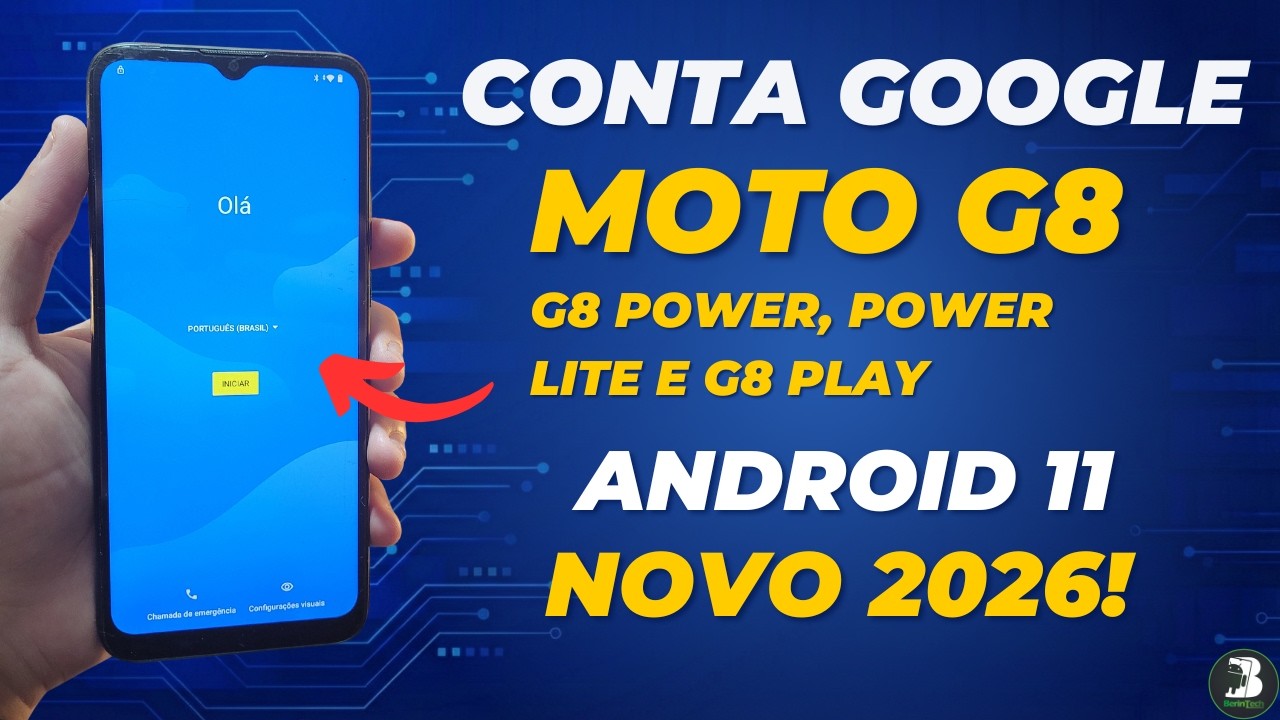 REMOVER CONTA GOOGLE MOTO G8 ATUALIZADO 2026 ANDROID 11 NOVO MÉTODO PARA MOTO G8 POWER LITE G8 PLAY