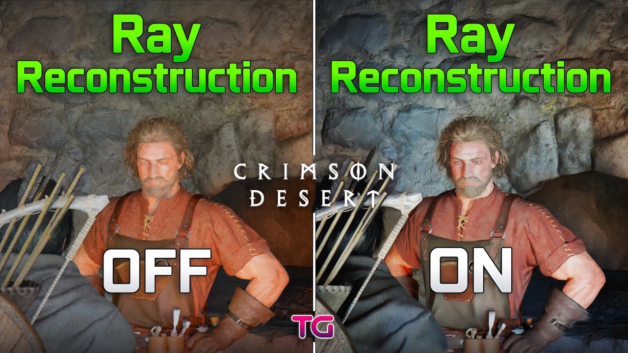 Crimson Desert : Ray Reconstruction ON vs OFF - Graphics & Performance Comparison