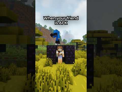 CraftedCroix Clips - When your friend is AFK... #shorts #minecraft #minecraftserver #minecraftsmp #minecraftshorts #smp