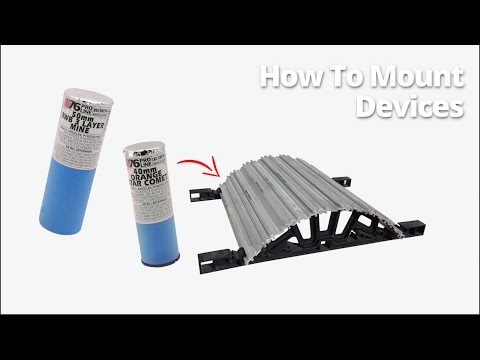 PyroLamas Accessories: X Holders and 76 Holders to Mount Devices