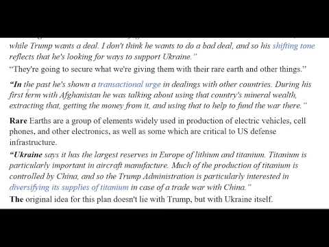 M 095 Ukraine’s Rare Earths