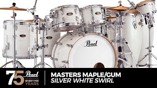 Video thumbnail for Pearl Masters Maple Gum • Silver White Swirl by Pearl Drums