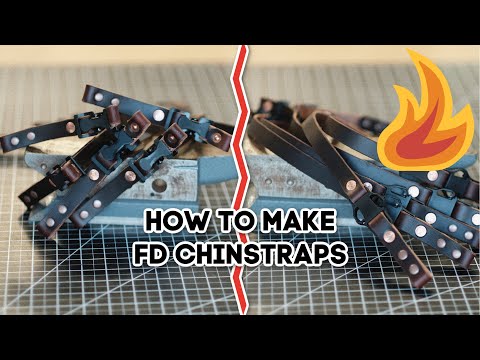 How To Make a Firefighter Chin Strap - TUTORIAL and PATTERN Download