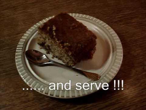 GREEK WALNUT CAKE (KARIDOPETA)