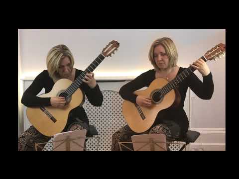 Bach Invention in A minor BWV 784 transcribed for two guitars