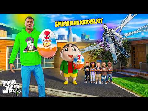 Franklin Bought Spider-Man Kinder Joy for His Son… 😱🕷️ | GTA 5 Malayalam