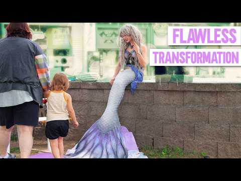 How to Put on a Silicone Mermaid Tail without Ruining the Magic (works for fabric tails too!)