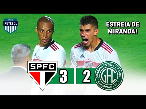 São Paulo 3 x 2 Guarani - Melhores Momentos