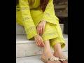 Plain Suit Design With Lace Latest Plain Dress Design 2024 Plain Dress Design Dressdesign Shorts
