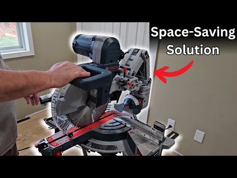 Bosch 12-Inch Dual-Bevel Glide Miter Saw – Precision, Power, and Space-Saving Innovation!