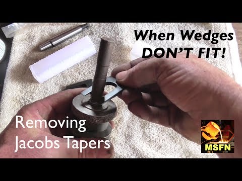 How To Remove a Jacobs Taper (When Wedges Don't Fit!!) - MSFN