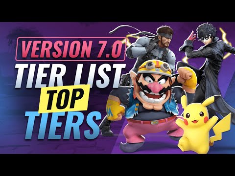 Smash Ultimate Version 7.0 TIER LIST - Top Tier Characters