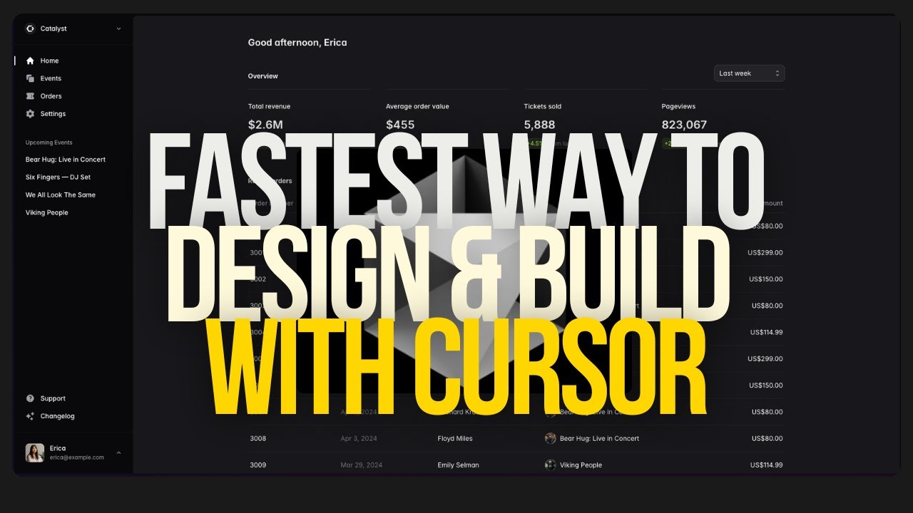 Fastest way to design & build UI : v0 & Cursor tutorial