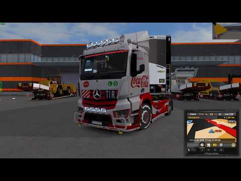 Euro Truck Simulator 2 (1.27) D3S MERCEDES ANTOS 12 SPECIAL EDITION 1.27