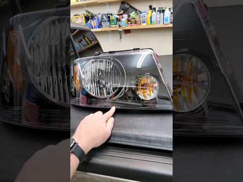 Check out the difference between cheap eBay headlights versus OEM Headlights! F-150 Harley Davidson