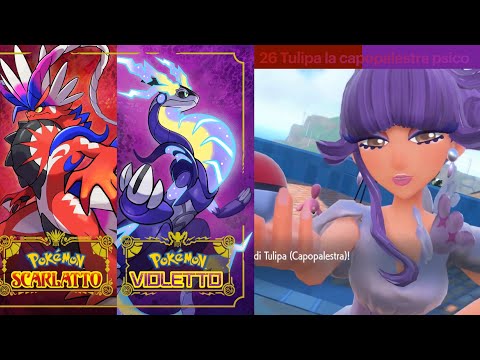 Pokemon Scarlatto e Violetto 26 Tulipa la capopalestra psico
