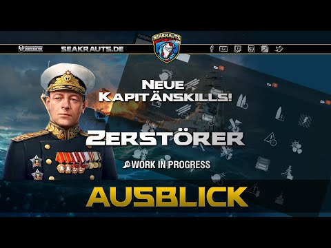 2. Teil Neue Kapitänskills vom PTS - Zerstörer - deutsch - World of Warships