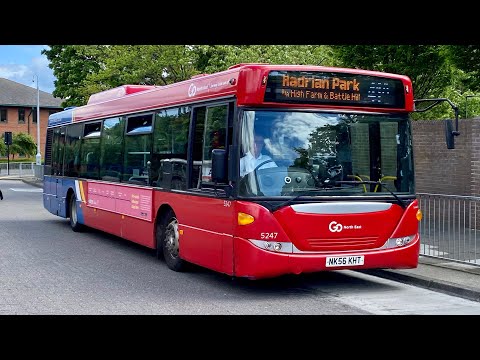 First day at Percy Main: Go North East 5247 (NK56KHT) Scania CN230UB/Scania Omnicity