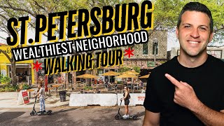 St Petersburg Florida's Wealthiest Neighborhood Walking Tour (and Insane $4M Mod
