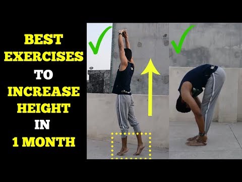 4 Easy Exercises To Increase Height In 1 Month Video