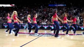 Atlanta Hawks Cheerleaders &quot;Bust A Move&quot;.  Song by Young MC, choreo by Desiree