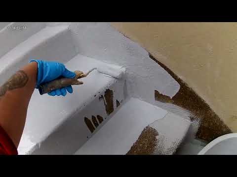 Alte Betontreppen Sanieren, Abdichten und Beschichten