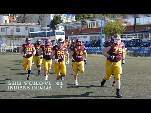 SBB Vukovi-Indians Indjija 41-7/sez 2017