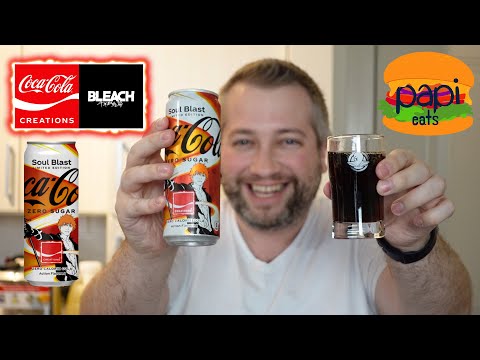 Coca Cola x Bleach - Soul Blast Action Flavored Zero Sugar Coke - Review