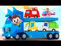 Finger Family With Street Vehicles Transportation Song Nursery Rhymes Kids Songs BabyBus