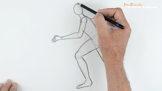 Drawing People: Part 2 - Revealed How to Draw a Running Figure Simply for Beginners
