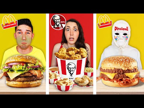 MANGIAMO SOLO CIBO GIGANTE DEL MC DONALD'S VS KFC PER 24 ORE CONTRO IL DOTTOR TIMOTI!