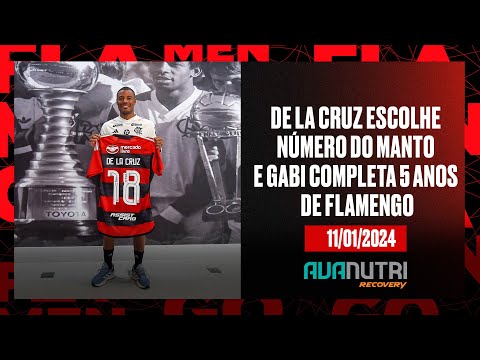 DE LA CRUZ CHOOSES SHIRT NUMBER AND GABI COMPLETES 5 YEARS OF FLAMENGO
