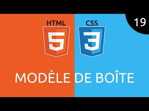 HTML CSS 19 modèle de boîte