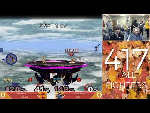 417 Fall Fighters Melee Doubles - Dachshund + Jman3 (Red) vs. Blandeezy + Gaz! (Blue) - WS