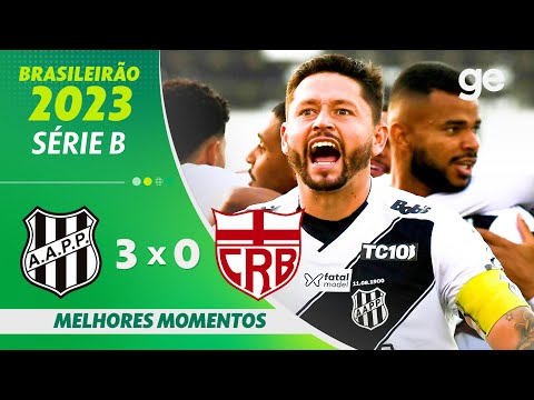 Gols e lances de Ponte Preta x CRB